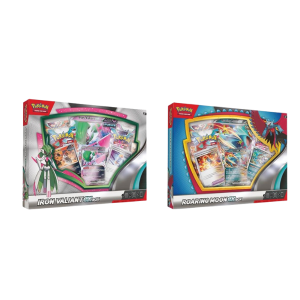 Pokemon TCG Iron Vaillant ex box Roaring Moon ex Box