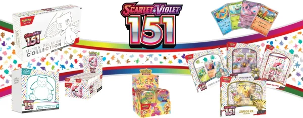 Pokemon Scarlet & Violet 151 set banner pokemart