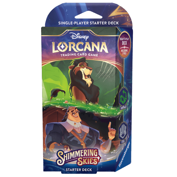 Disney Lorcana Shimmering Skies - Scar & Kronk Starter Deck