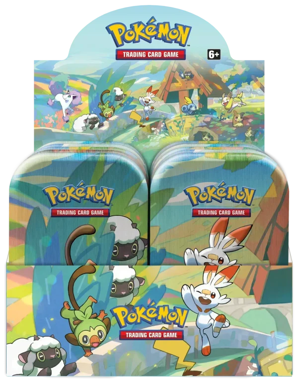 Pokemon Galar Pals mini tins Display Pokemart