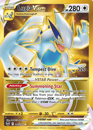 Gold Lugia VSTAR