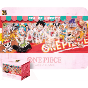 ONE PIECE CARD GAME - JEU DE TAPIS ET ETUI DE CARTES - 25ème EDITION Pokemart