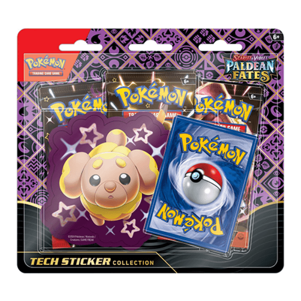 Pokémart.be- Pokémon TCG - Paldean Fates Fidough 3- Pack Blister