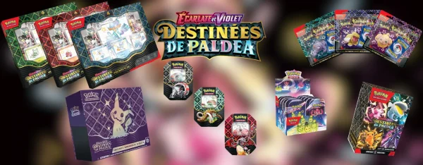 Pokémon Destinées de Paldea Pokemart Banner