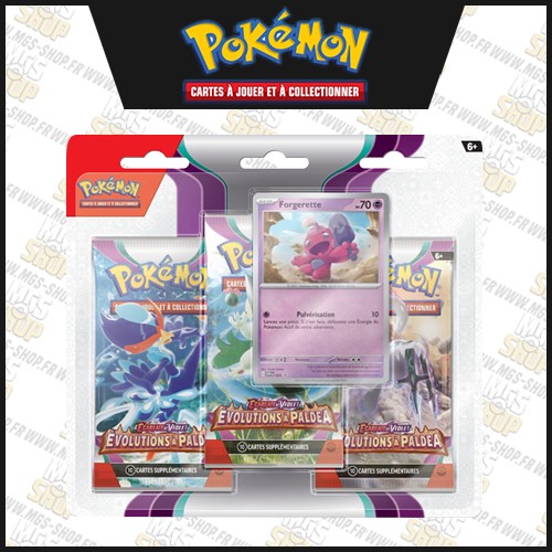 Pokèmon Ecarlate et violet- Evolutions à Paldea - Tripack Fourgerette - pokemart.be