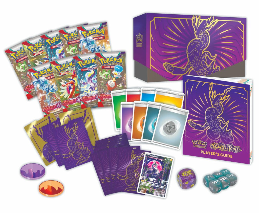 Pokemon-JCC-sv01-Ecarlate-Violet-Contenu-ETB-1 Pokémon Écarlate et Violet Coffret Dresseur D'Élite Miraidon contenu pokemart