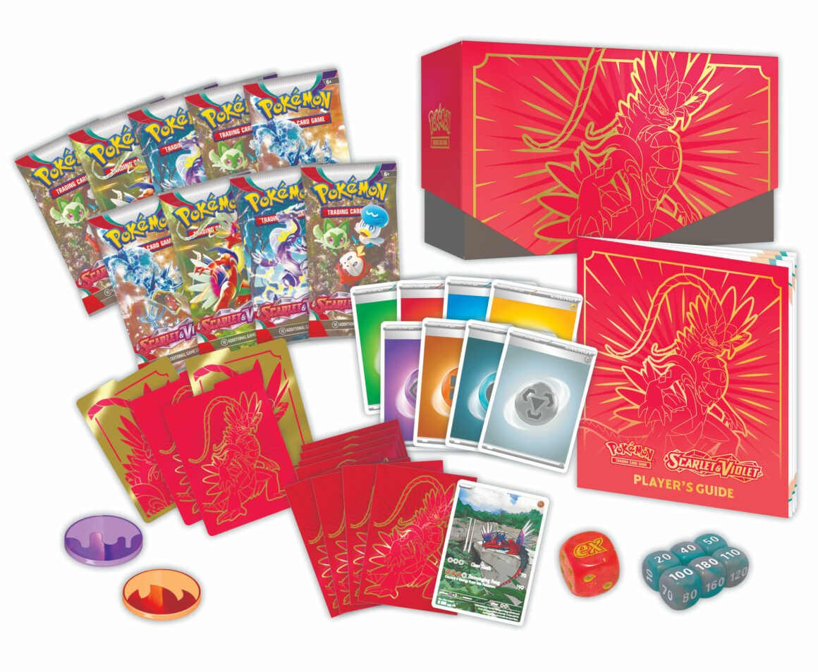 Pokémon Écarlate et Violet Coffret Dresseur D'Élite Koraidon contenu vinticards Pokémon Écarlate et Violet Coffret Dresseur D'Élite Koraidon contenu pokemart