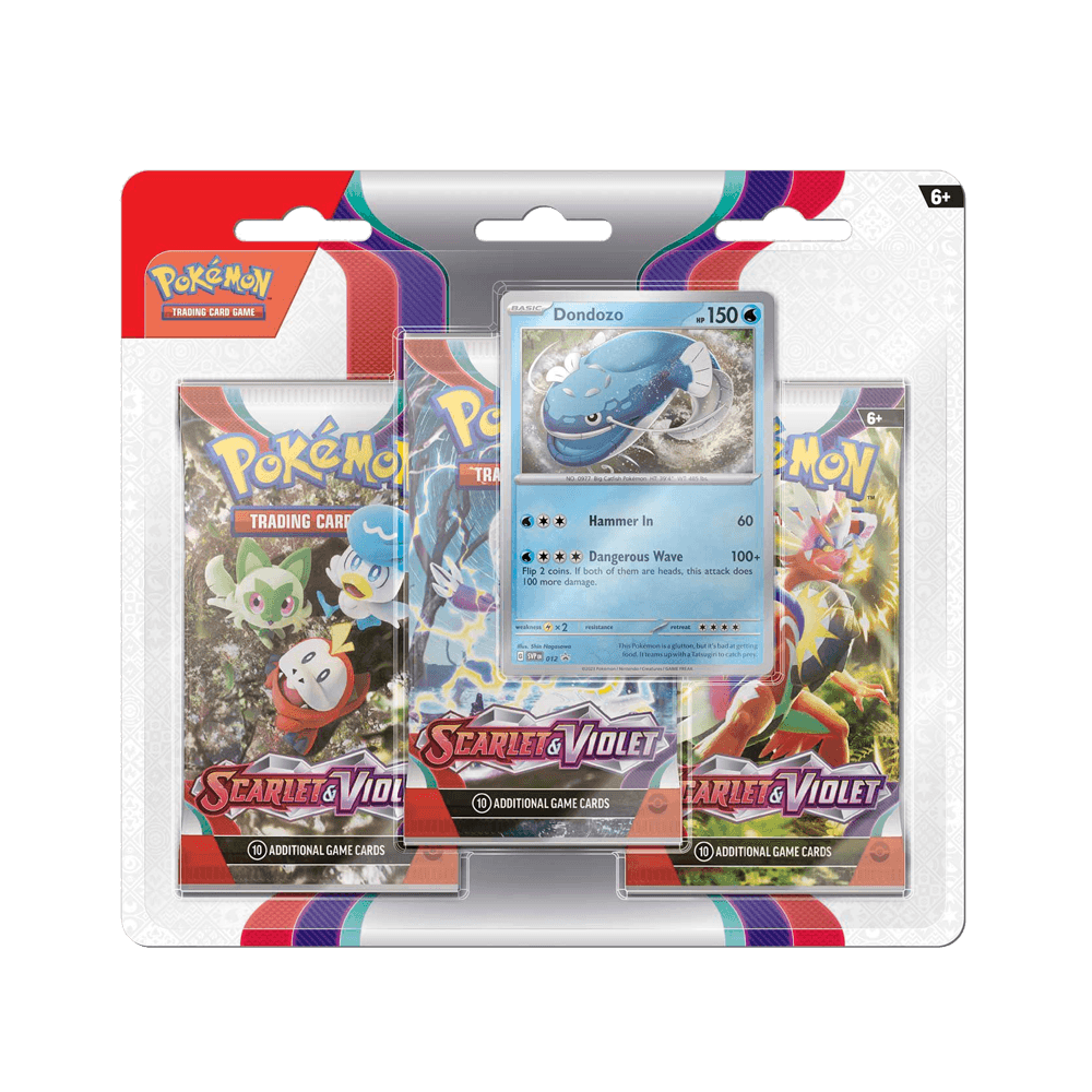 Pokémon Scarlet & Violet 3 Pack Blister Dondozo