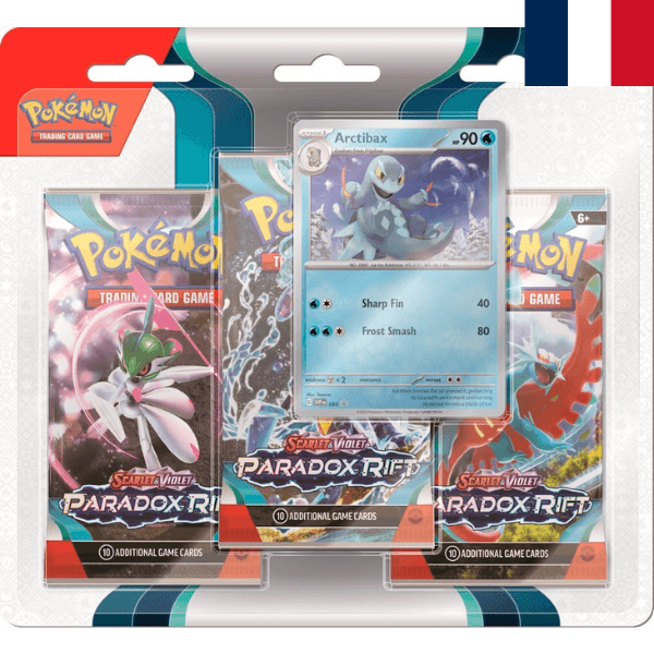 Pokémon écarlate et violet EV04 Faille Paradoxe tripack Cryodo FR Pokemart