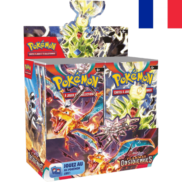 Pokemon écarlate et violet flammes obsidiennes booster display pokemart