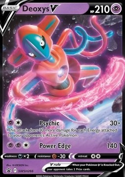 SWSH 266 deoxys V pokemart