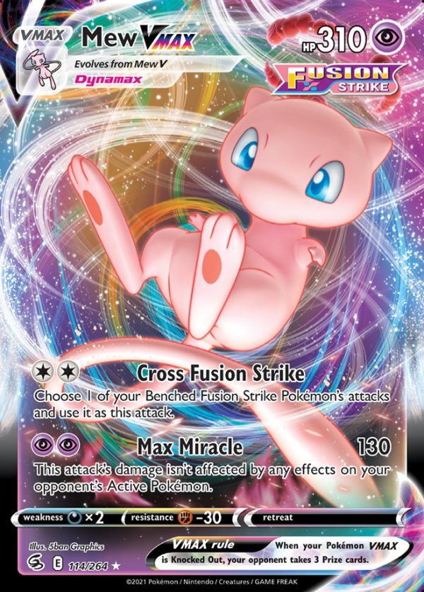 Fusion Strike Mew Vmax