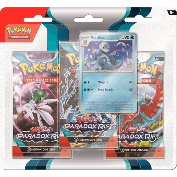 Scarlet & Violet SV4 Paradox Rift 3-pack blister Arctibax Pokemart