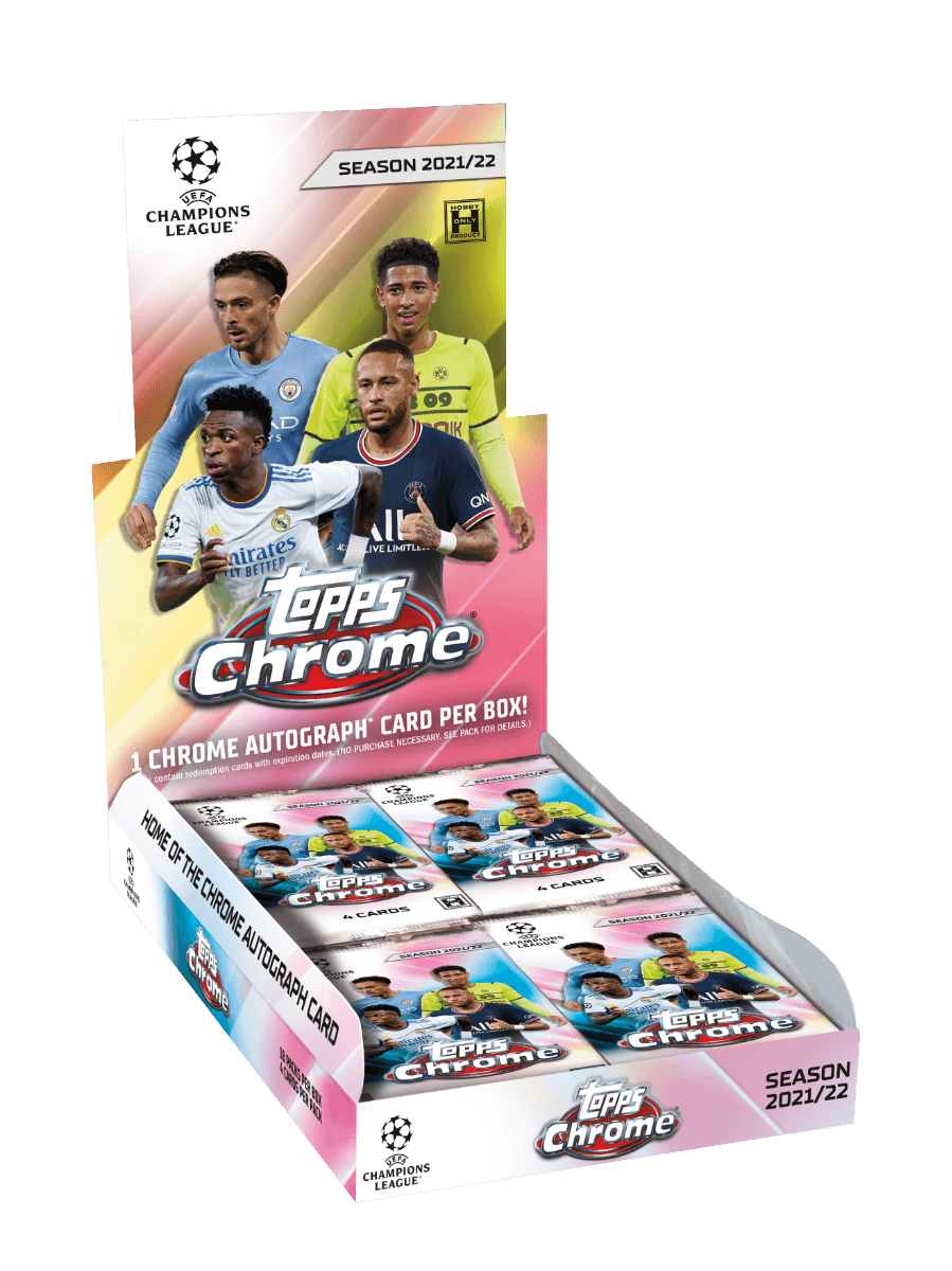 Topps Champions league chrome hobby box 2021-2022 pokemart