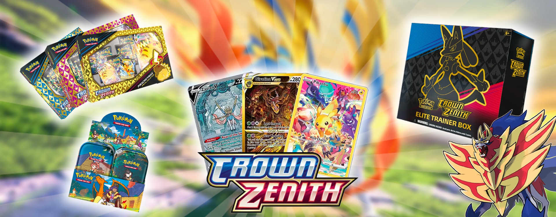 Pokemon Crown zenith banner english pokemart