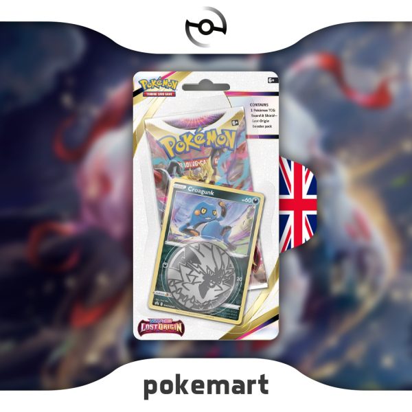 Pokemon Sword & Shield: lost origin checklane blister Croagunk