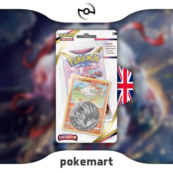 Pokemon Lost Origin Premium Checklane Scorbunny