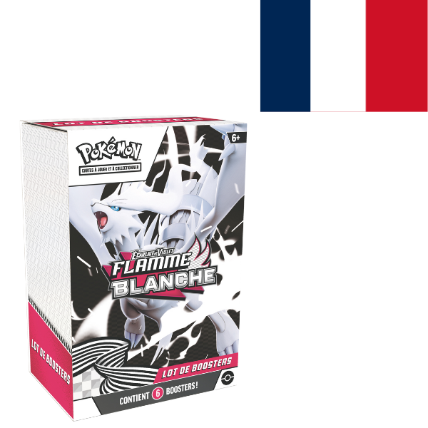 Pokémon JCC Ecarlate & Violet Flamme Blanche Lot de Boosters