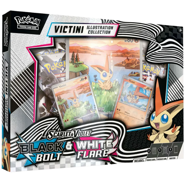 Pokémon TCG Scarlet & Violet: Black Bolt & White Flare Victini Illustration Collection