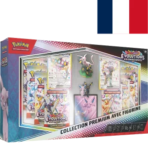 Pokémon JCC Ecarlate & Violet Evolutions Prismatiques - Collection Premium avec Figurine