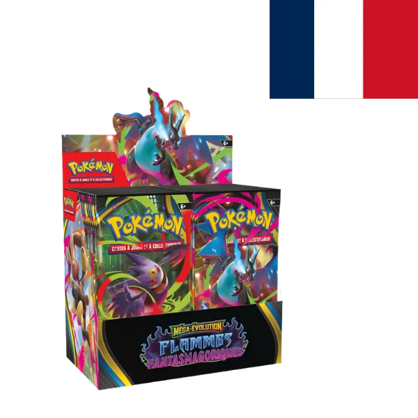 Pokémon JCC Méga-Evolution Flammes Fantasmagoriques Booster Display