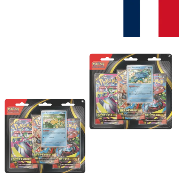 Pokémon JJC Méga Evolution Tripack