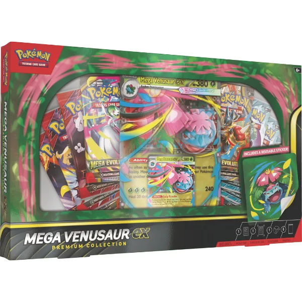 Pokemon TCG Mega Evolution - Mega Venusaur Ex Premium Collection Pokemon TCG Mega Evolution - Mega Venusaur Ex Premium Collection