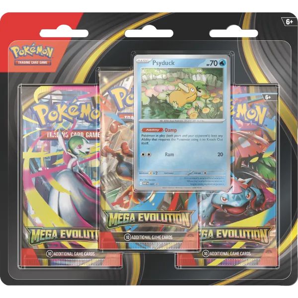 Pokémon TCG Mega Evolution tripack Psyduck
