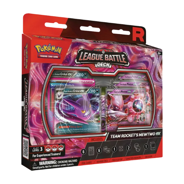 Pokémon TCG Team Rocket's Mewtwo ex League Battle Decks