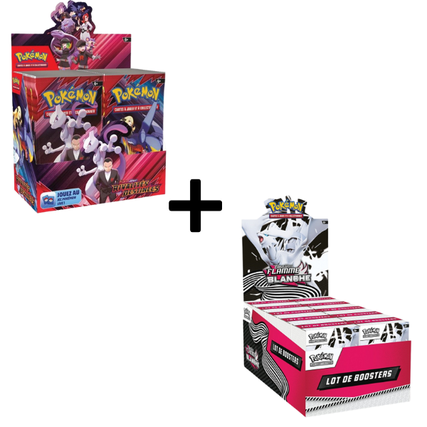 Vinticards bundle Rivalités Destinées + Flamme Blanche Booster bundle display