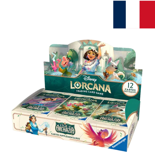 Disney JCC Lorcana L'île d'Archazia Booster display