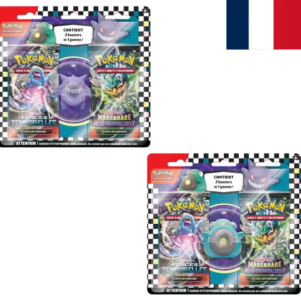 Pokémon JCC Duopack de la Rentrée avec Gomme - AmpibidouEctoplasma