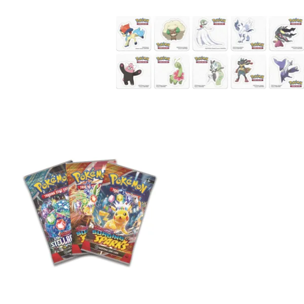 Pokémon TCG Pokéball Tin - 202510 inhoud Pokémon TCG Pokéball Tin - 202510 inhoud