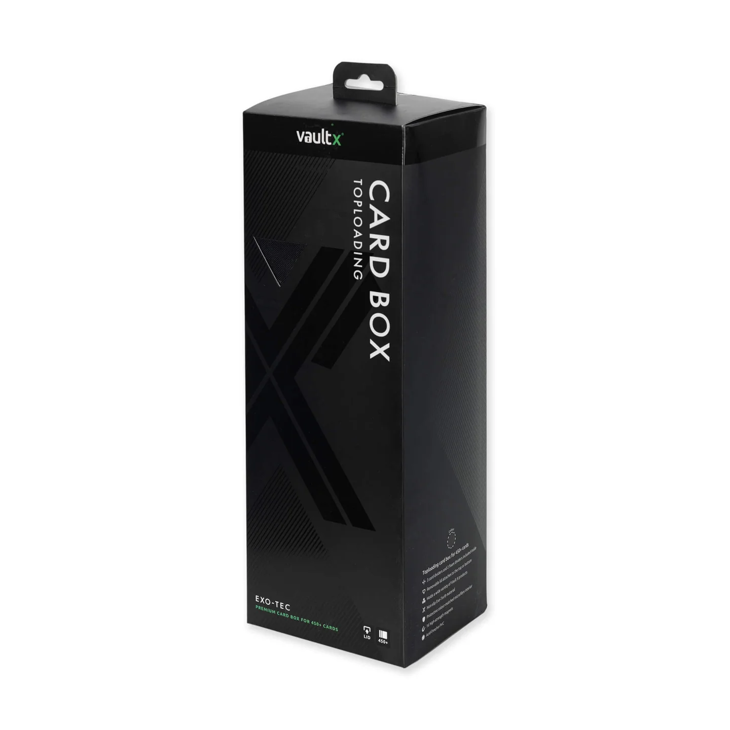 Vaultx exo-tec card box 450+ black Vinticards packaging