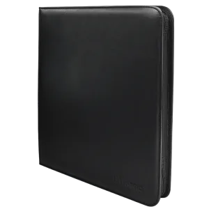 Ultra Pro Vivid 12-Pocket Zippered PRO-Binder Black