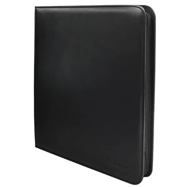 Ultra Pro Vivid 12-Pocket Zippered PRO-Binder Black