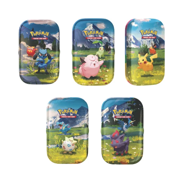 Pokemon TCG Mega Evolution M2.5 Transcendents Heroes Mini tin - artset 5 stuks inhoud