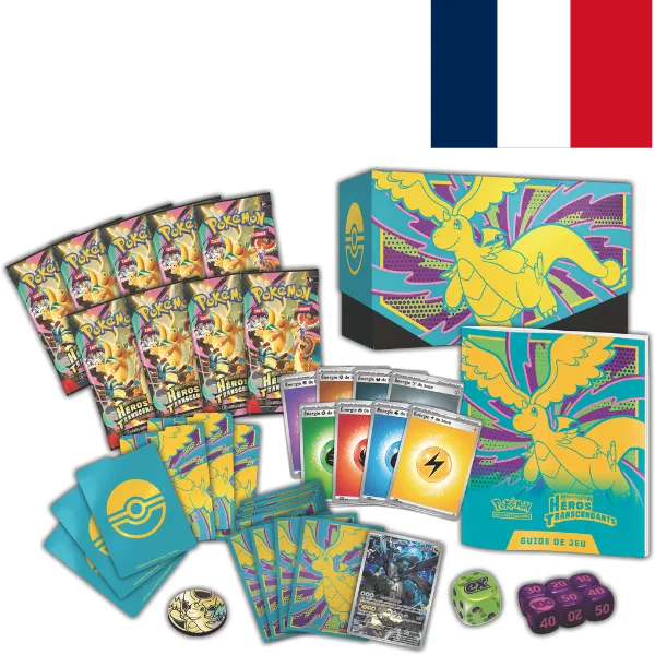 Pokemon JCC Méga-évolution M2.5 Héros Transcendants Dresseur d'élite contenu