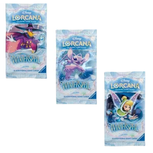 Lorcana Trading Card Game Winterspell Booster packs