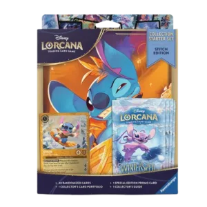 Lorcana Trading Card Game Winterspell Collection Starter set Stitch