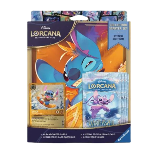 Lorcana Trading Card Game Winterspell Collection Starter set Stitch