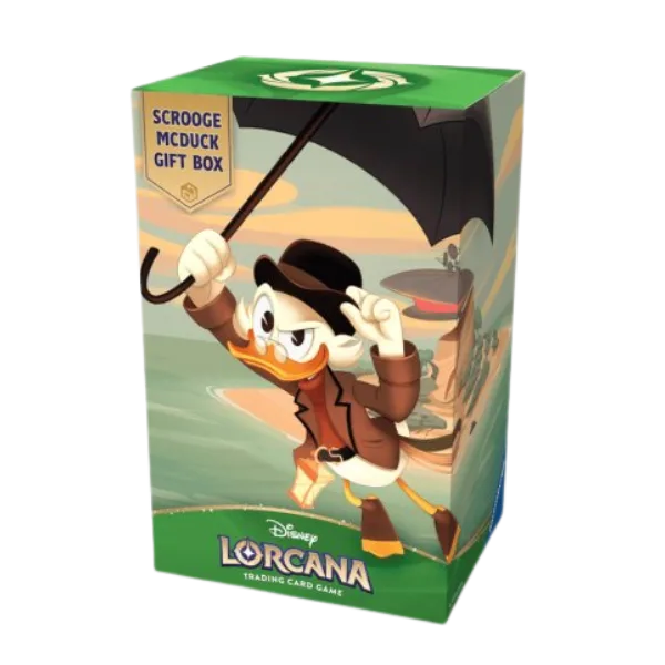 Lorcana Trading Card Game Winterspell Gift Box Scroge Mcduck