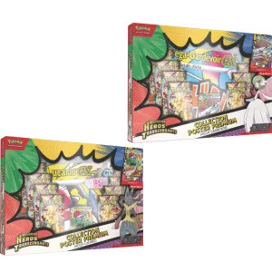 Pokémon TCG ME2.5 Ascended Heroes Premium Poster Collection Mega-Lucario Mega-Gardevoir