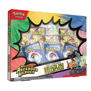 Pokémon TCG Mega Evolution Ascended Heroes Firts Partners Deluxe Pin Collection