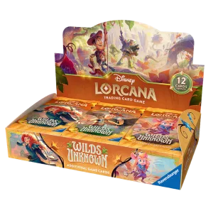 Disney Lorcana set 12 Wilds unknown booster display