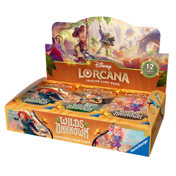 Disney Lorcana set 12 Wilds unknown booster display