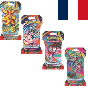Pokémon JCC Méga-évolution M04 Chaos Ascendant Booster sous manchon