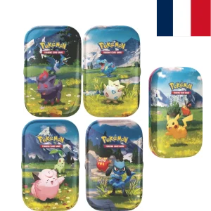 Pokemon JCC Méga-évolution: M2.5 Héros transcendants mini tins ( artset) 5 pièces