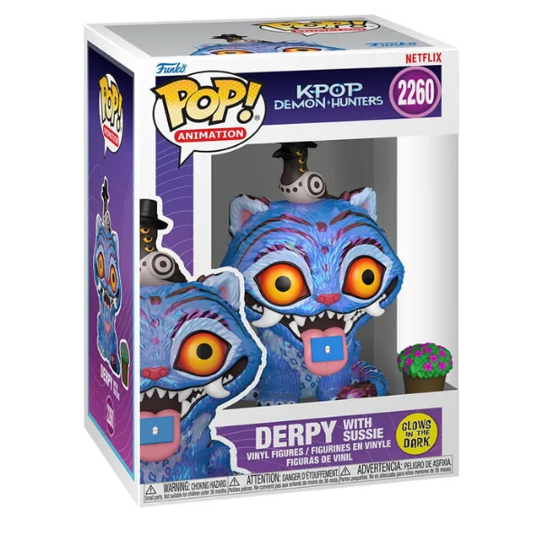 KPop Demon Hunters POP! Animation Vinyl Figure Tiger wBird 9 cm