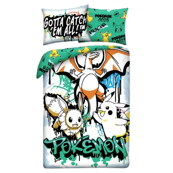 Pokémon Duvet Set Ver. 18 140 x 200 cm 70 x 90 cm